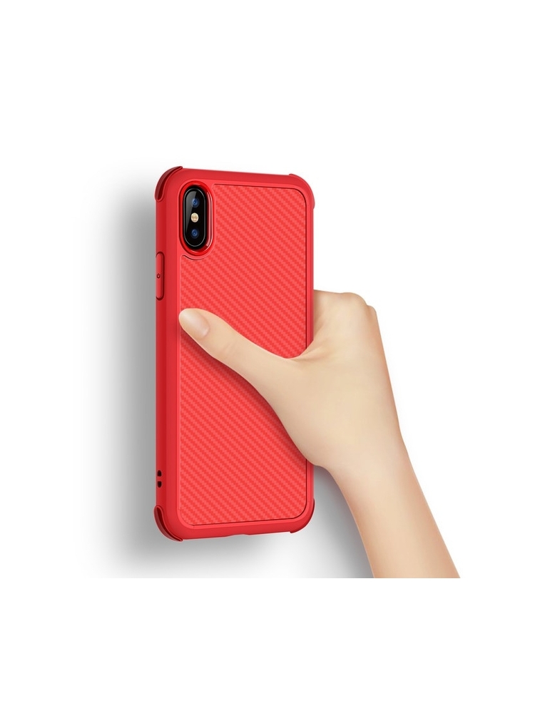 Devia Shark1 Shockproof Case iPhone XS Max (6.5) red