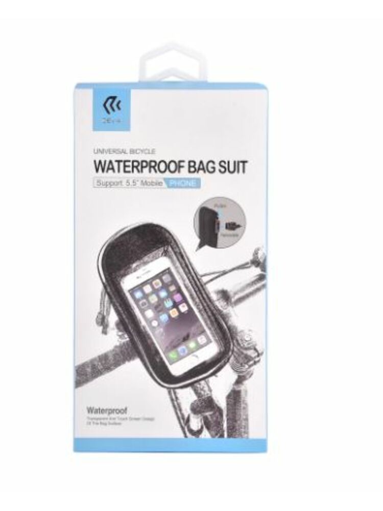 Devia Universal Bicycle Waterproof Bag Suit black