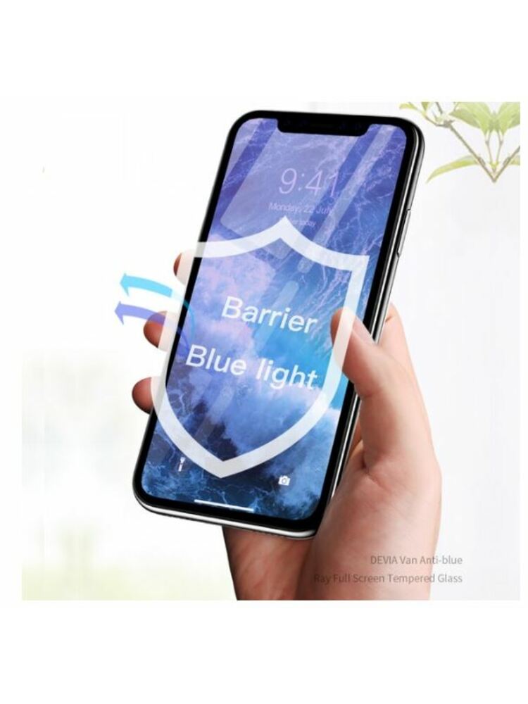 Devia Van Anti-blue Ray Full Screen Tempered Glass iPhone 11 Pro Max black