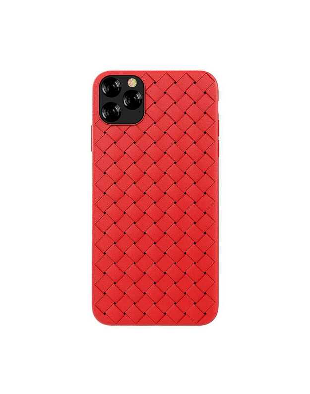 Devia Woven Pattern Design Soft Case iPhone 11 Pro Max red