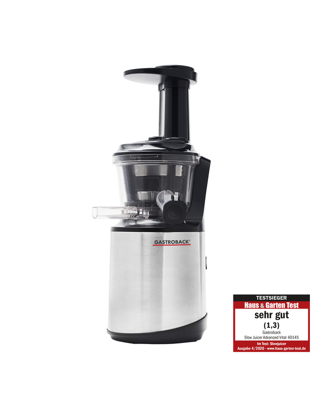 Gastroback 40145 Slow Juicer Advanced Vital