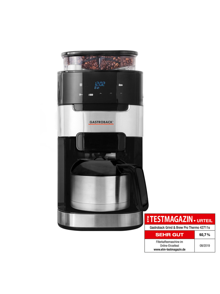 Gastroback 42711_S Coffee Machine Grind & Brew Pro Thermo