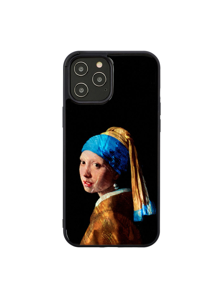 iKins case for Apple iPhone 12/12 Pro girl with a pearl earring