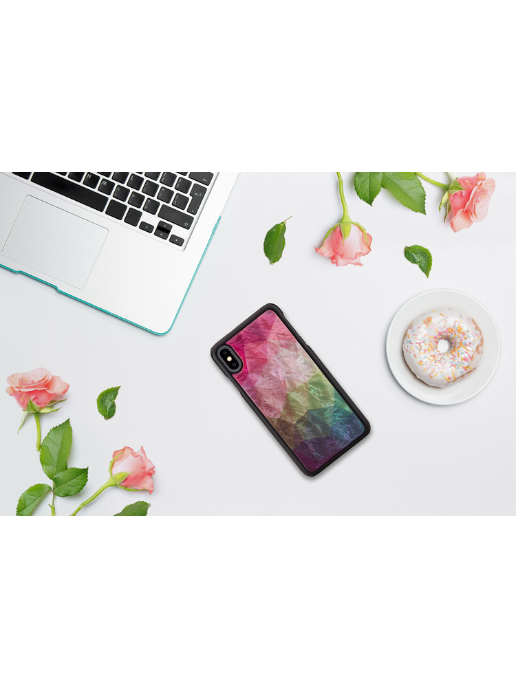 iKins SmartPhone case iPhone XS Max water flower black