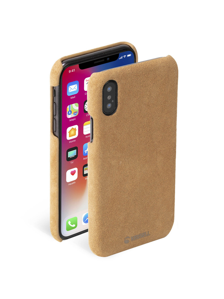 Krusell Broby Cover Apple iPhone XS Max cognac