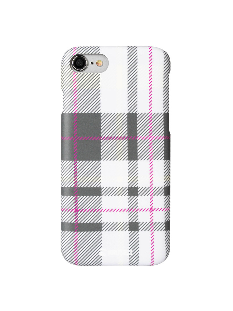 Krusell Limited Cover Apple iPhone 8/7 plaid light grey