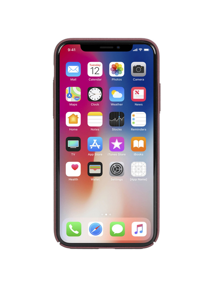 Krusell Sandby Cover Apple iPhone XS Max rust