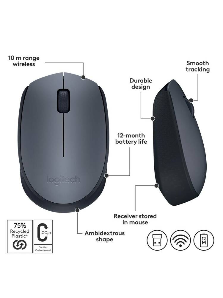 Logitech M170 grey (910-004642)