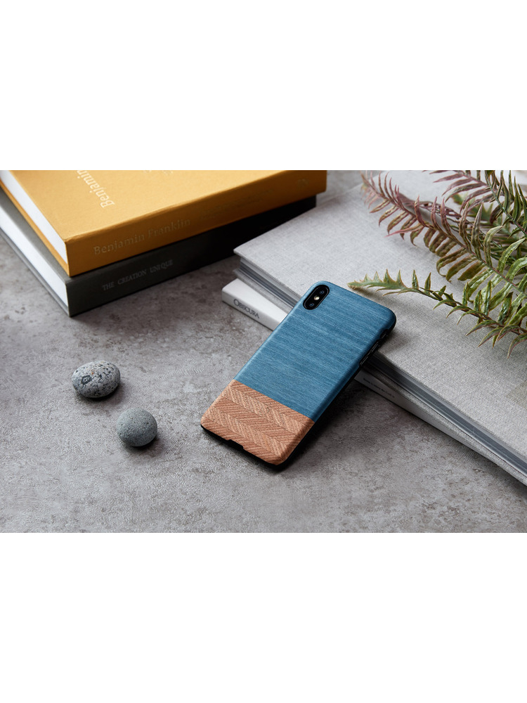 MAN&WOOD SmartPhone case iPhone X/XS denim black