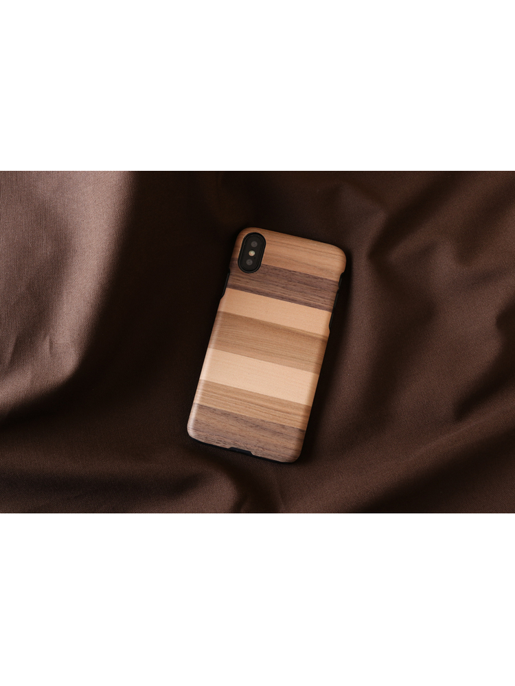 MAN&WOOD SmartPhone case iPhone X/XS sabbia black