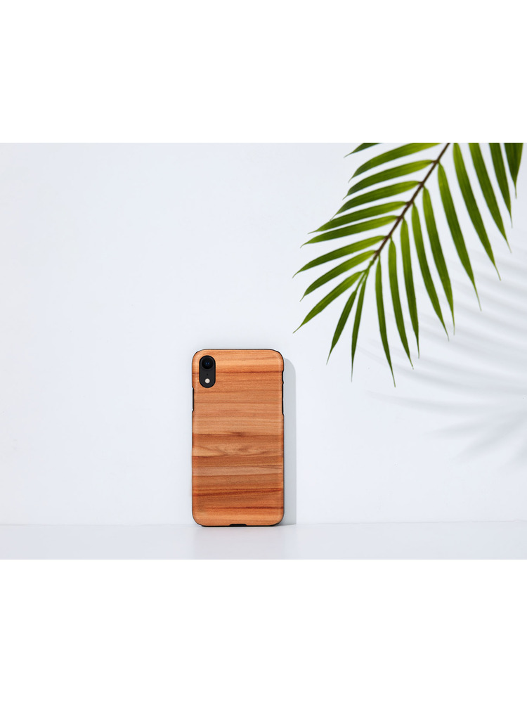 MAN&WOOD SmartPhone case iPhone XR cappuccino black