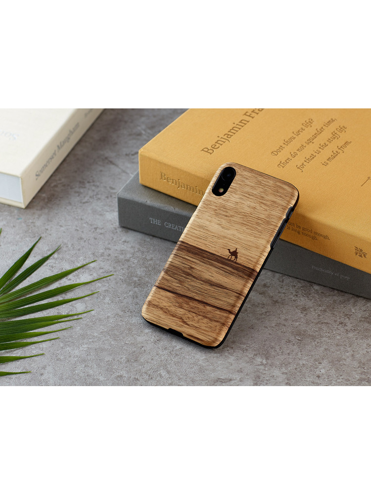 MAN&WOOD SmartPhone case iPhone XR terra black