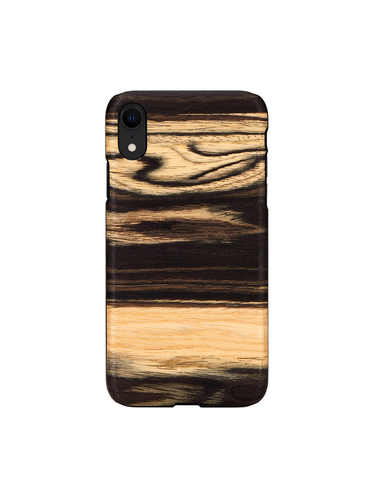 MAN&WOOD SmartPhone case iPhone XR white ebony black