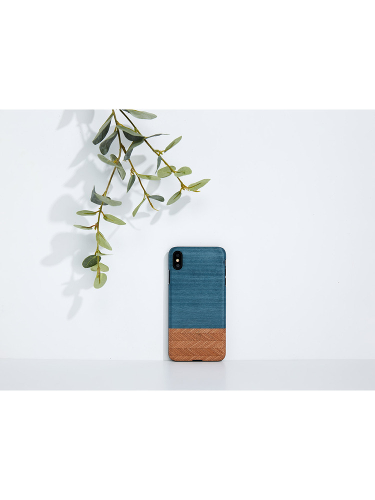 MAN&WOOD SmartPhone case iPhone XS Max denim black