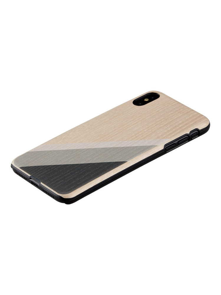 MAN&WOOD SmartPhone case iPhone XS Max gray suit black