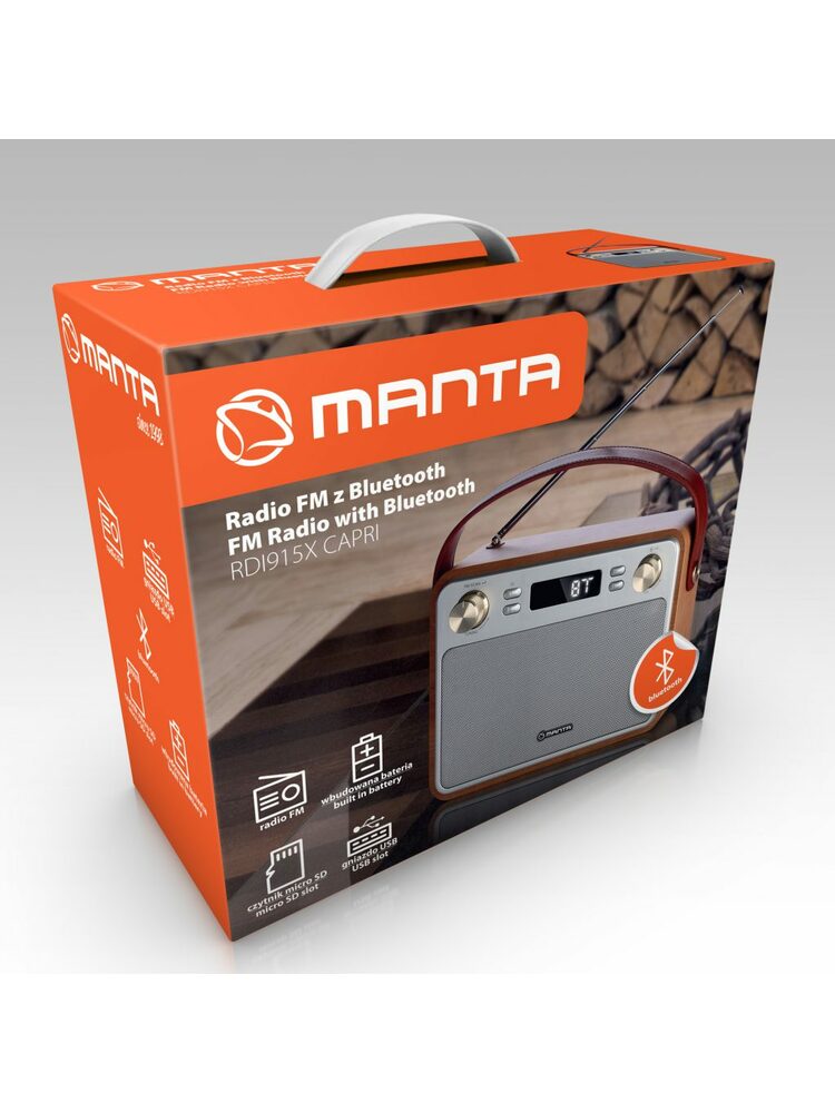 Manta RDI915X FM/BT/USB Capri