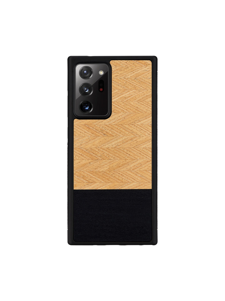 MAN&WOOD case for Galaxy Note 20 Ultra herringbone nero black