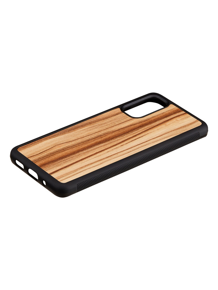 MAN&WOOD case for Galaxy S20 cappuccino black