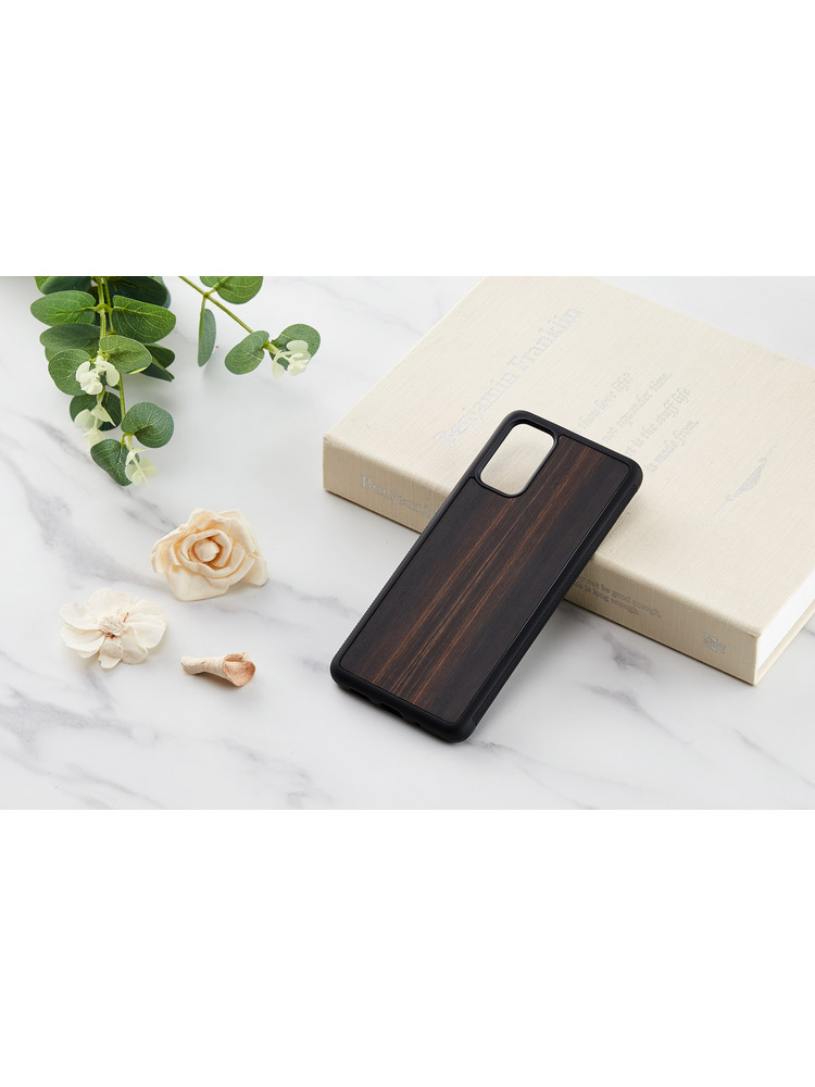 MAN&WOOD case for Galaxy S20+ ebony black