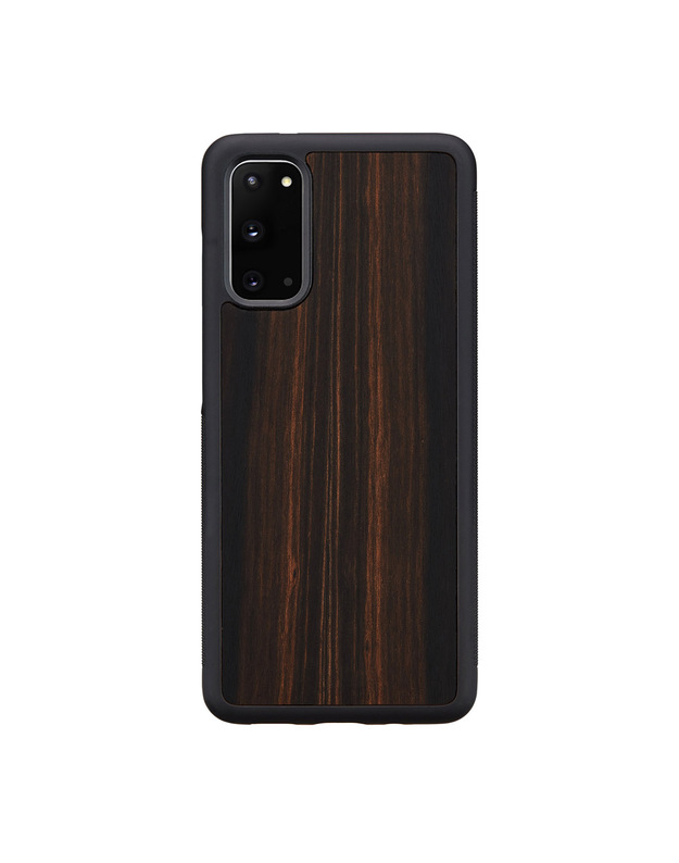 MAN&WOOD case for Galaxy S20 ebony black