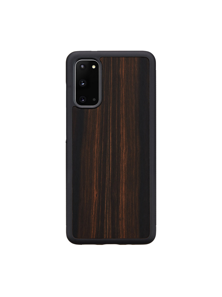 MAN&WOOD case for Galaxy S20 ebony black