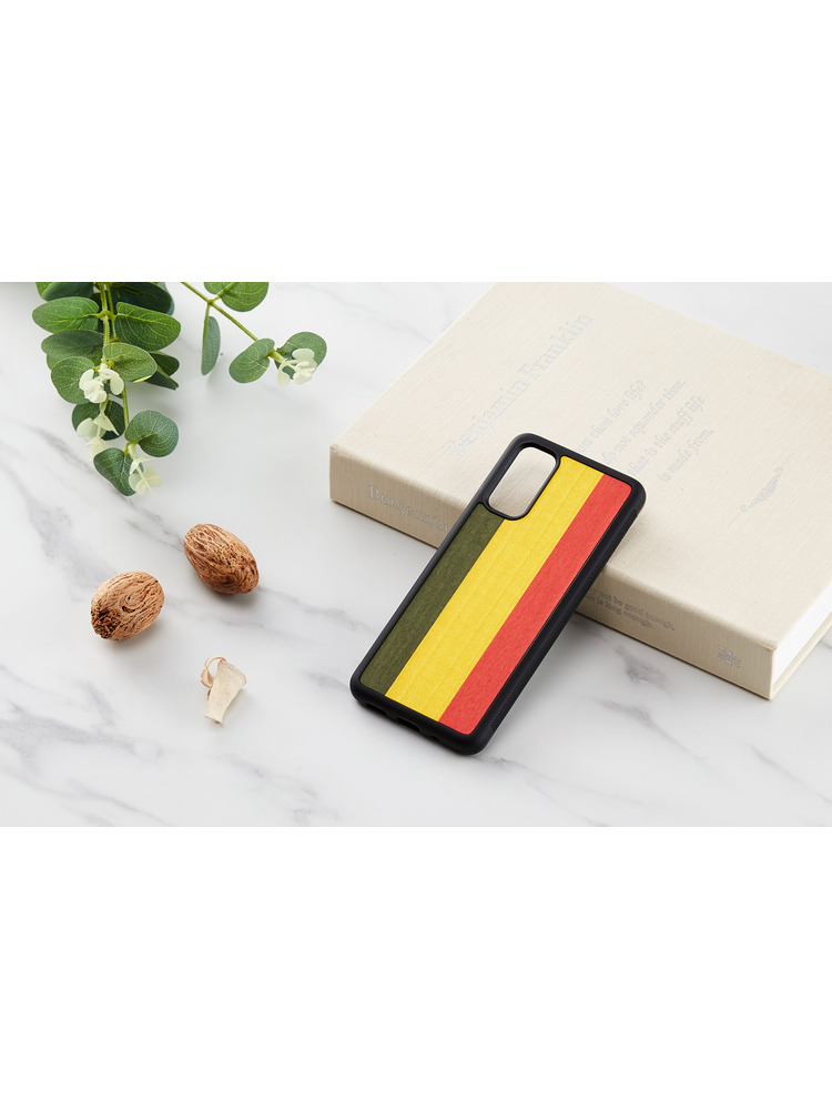 MAN&WOOD case for Galaxy S20 reggae black