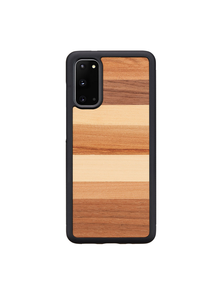 MAN&WOOD case for Galaxy S20 sabbia black