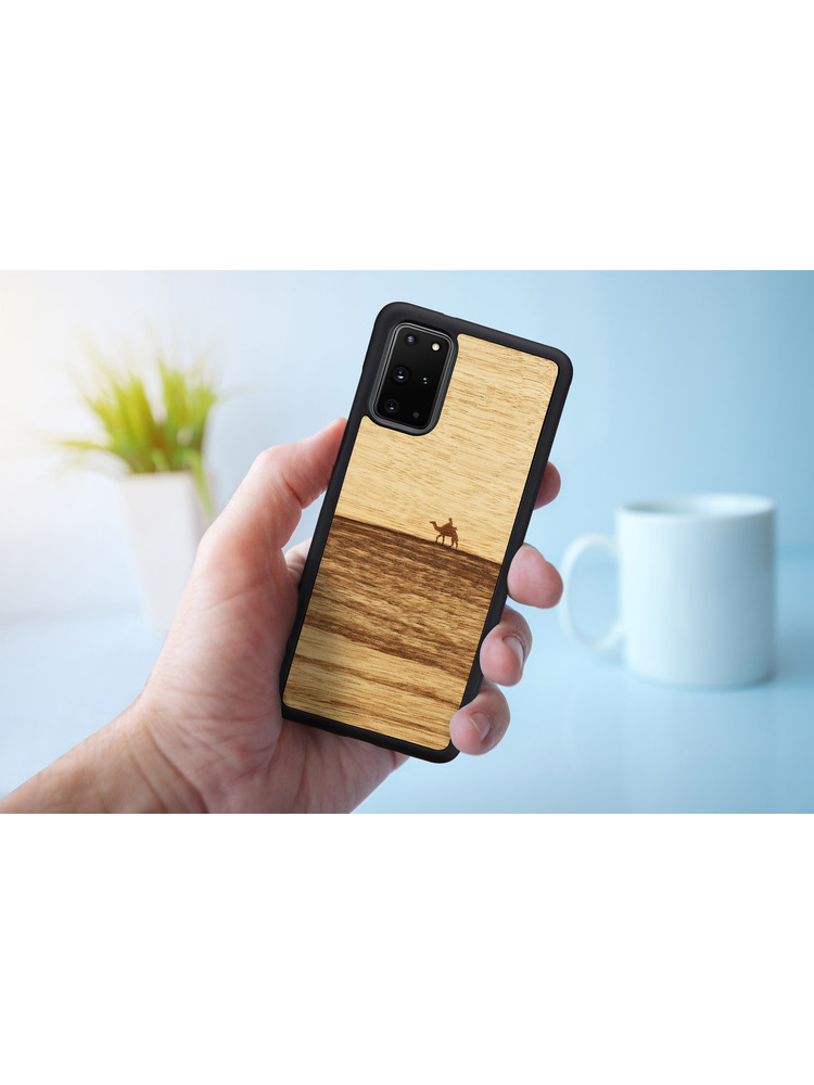 MAN&WOOD case for Galaxy S20+ terra black