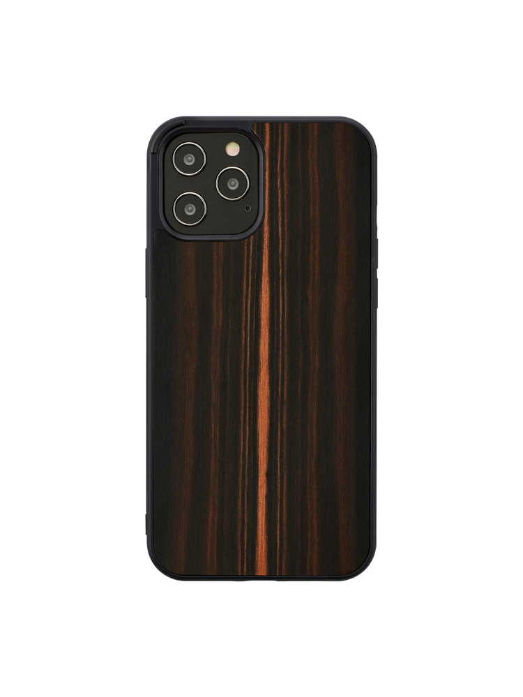 MAN&WOOD case for iPhone 12/12 Pro ebony black