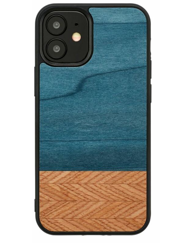 MAN&WOOD case for iPhone 12 mini denim black