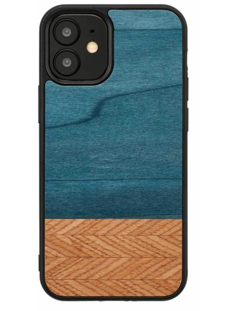 MAN&WOOD case for iPhone 12 mini denim black