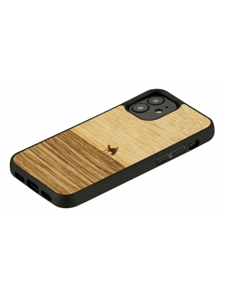 MAN&WOOD case for iPhone 12 mini terra black