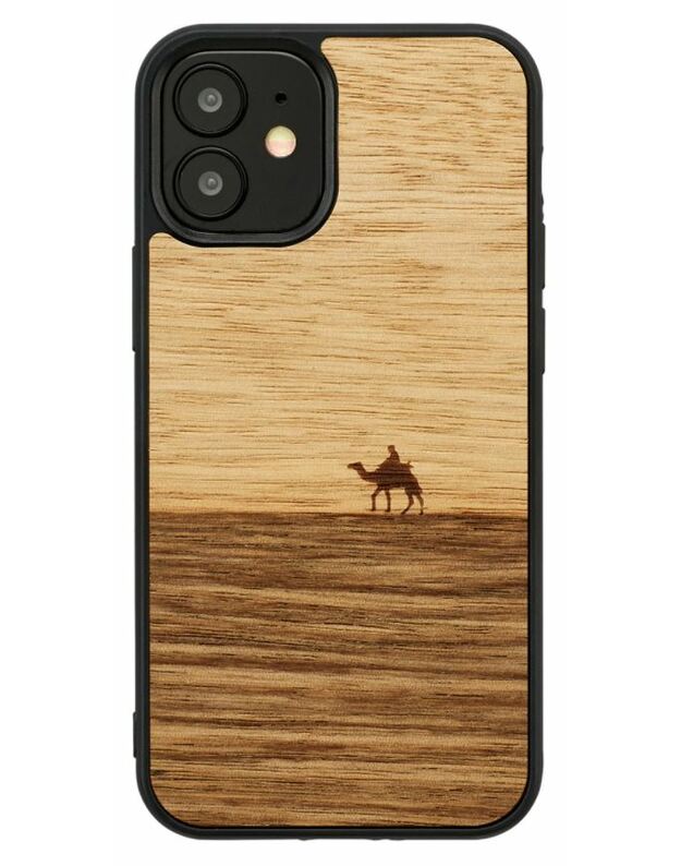 MAN&WOOD case for iPhone 12 mini terra black