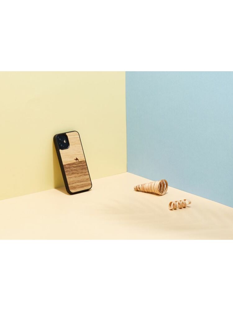 MAN&WOOD case for iPhone 12 mini terra black