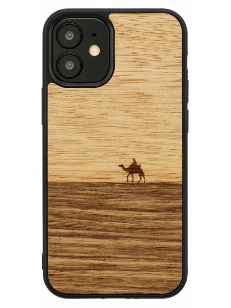 MAN&WOOD case for iPhone 12 mini terra black