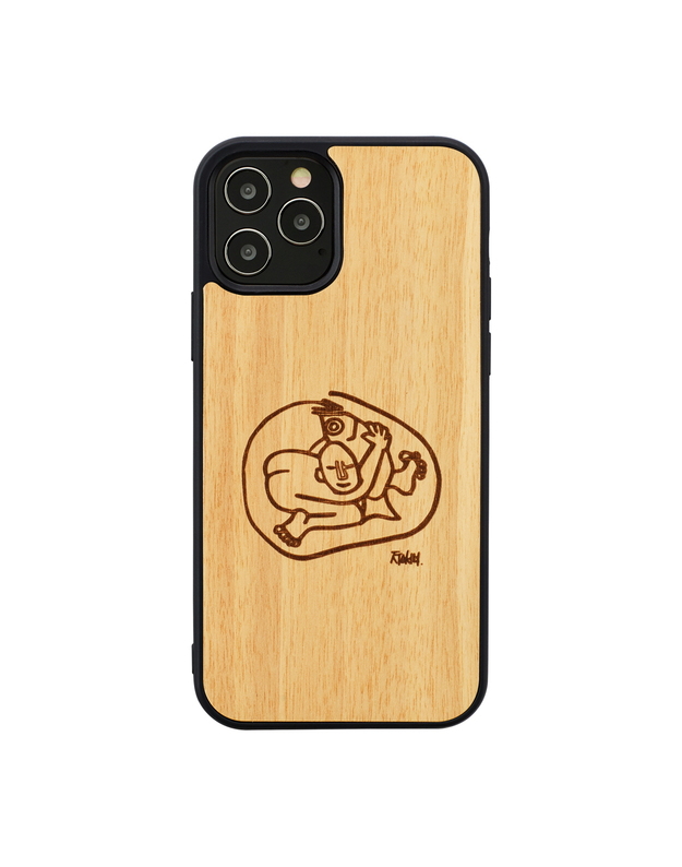 MAN&WOOD case for iPhone 12 Pro Max child with fish