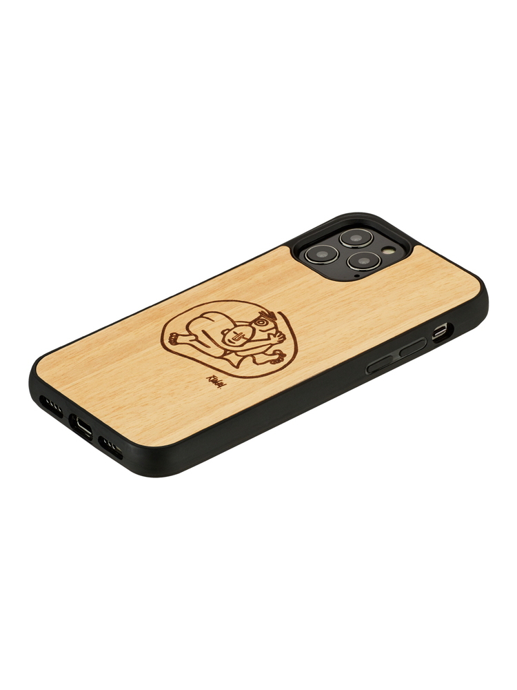 MAN&WOOD case for iPhone 12 Pro Max child with fish