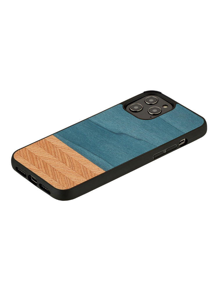 MAN&WOOD case for iPhone 12 Pro Max denim black