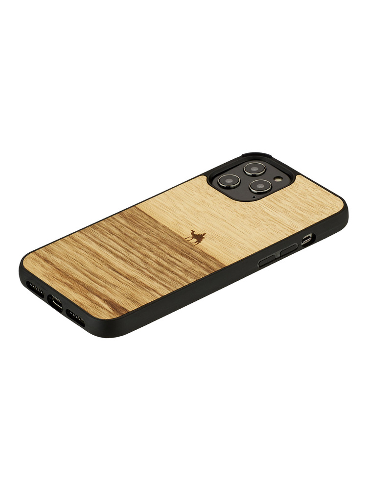 MAN&WOOD case for iPhone 12 Pro Max terra black