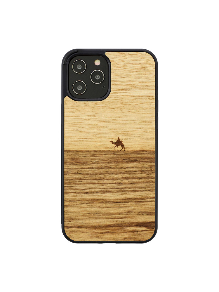 MAN&WOOD case for iPhone 12 Pro Max terra black