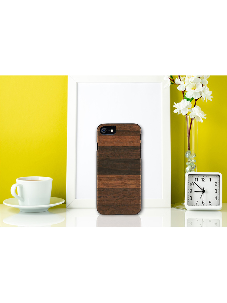 MAN&WOOD case for iPhone 7/8 fango black