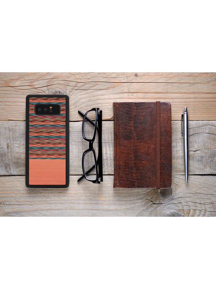 MAN&WOOD SmartPhone case Galaxy Note 8 browny check black