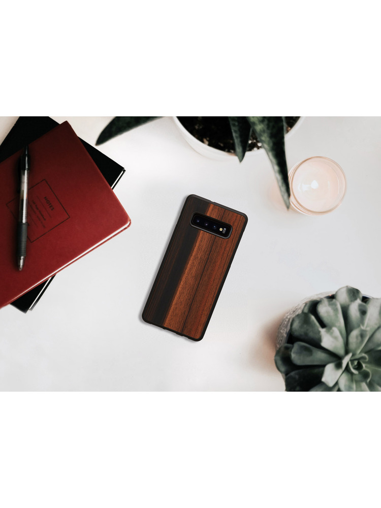 MAN&WOOD SmartPhone case Galaxy S10 Plus ebony black