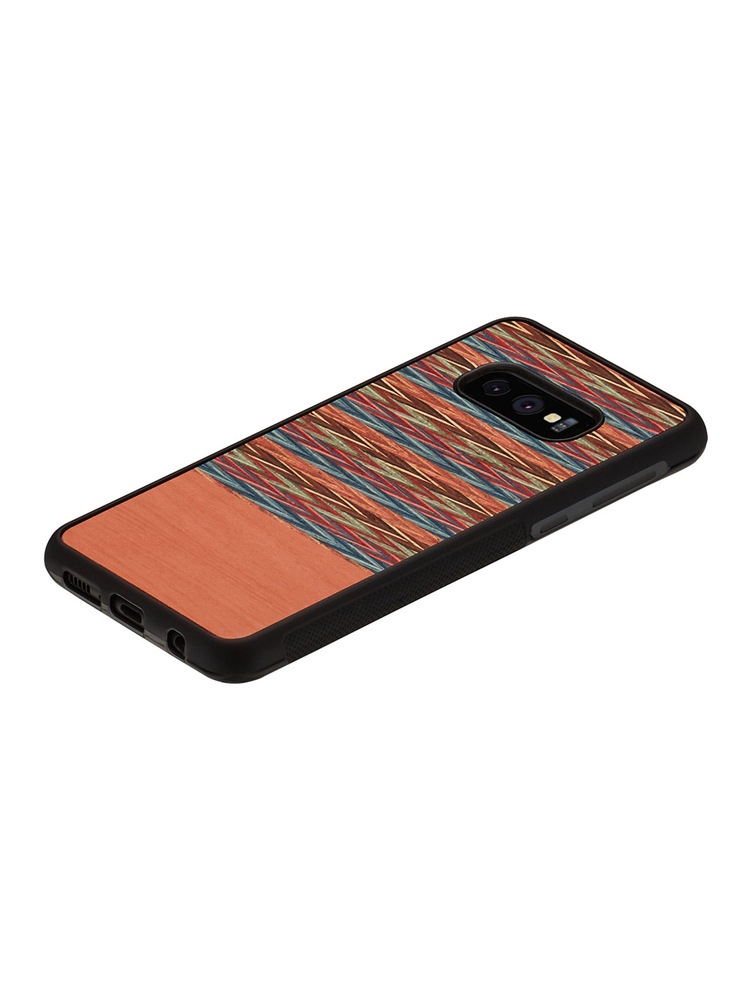 MAN&WOOD SmartPhone case Galaxy S10e browny check black