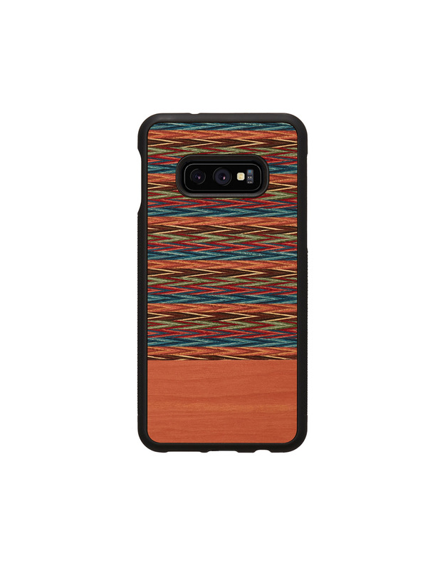 MAN&WOOD SmartPhone case Galaxy S10e browny check black