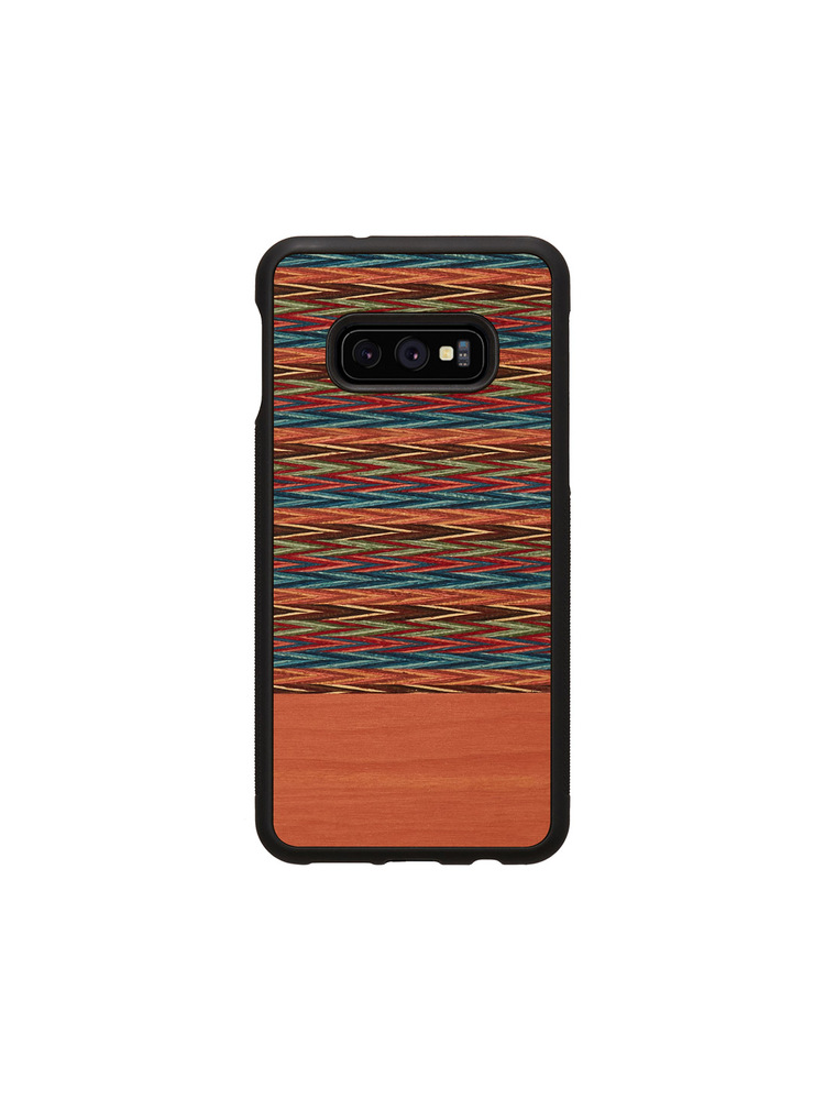 MAN&WOOD SmartPhone case Galaxy S10e browny check black