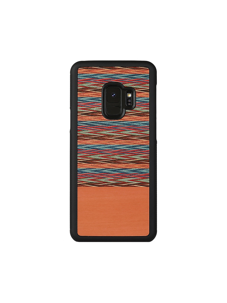 MAN&WOOD SmartPhone case Galaxy S9 browny check black