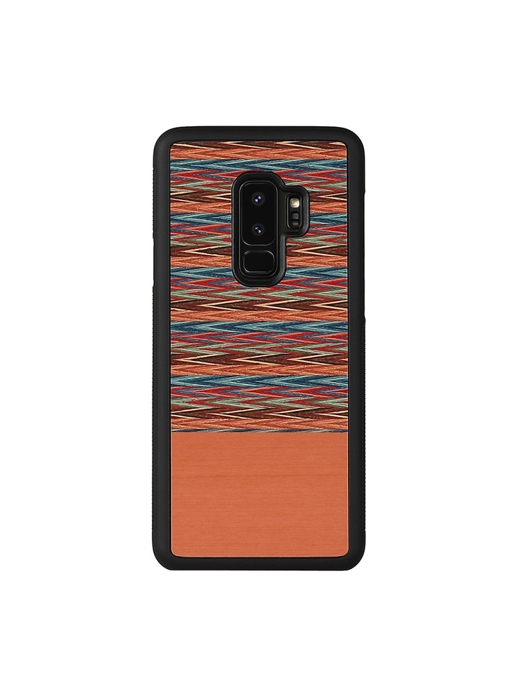 MAN&WOOD SmartPhone case Galaxy S9 Plus browny check black