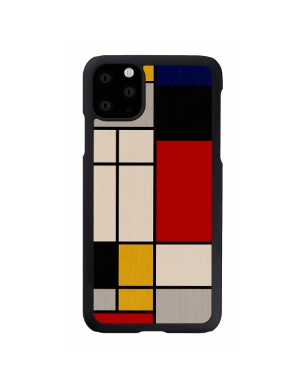 MAN&WOOD SmartPhone case iPhone 11 Pro Max mondrian wood black