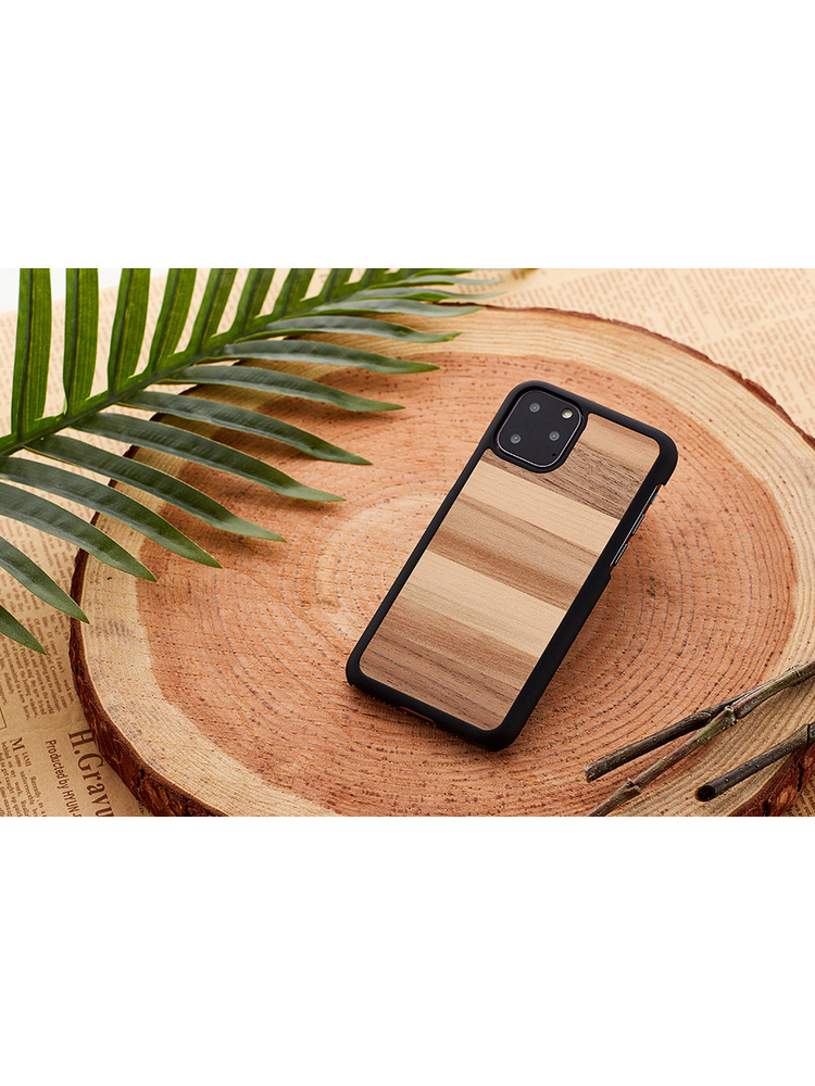 MAN&WOOD SmartPhone case iPhone 11 Pro Max sabbia black